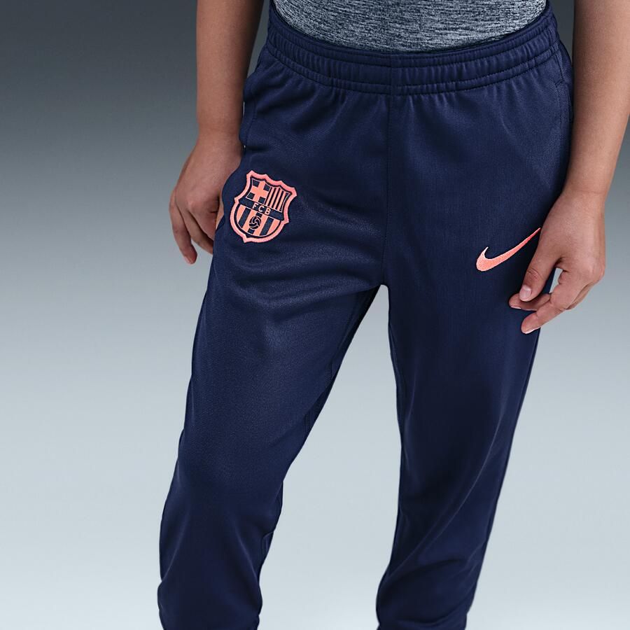 Nike FC Barcelona Strike Derde Dri-FIT Total 90 knit voetbaltrainingspak voor kleuters Oranje - Foto 3