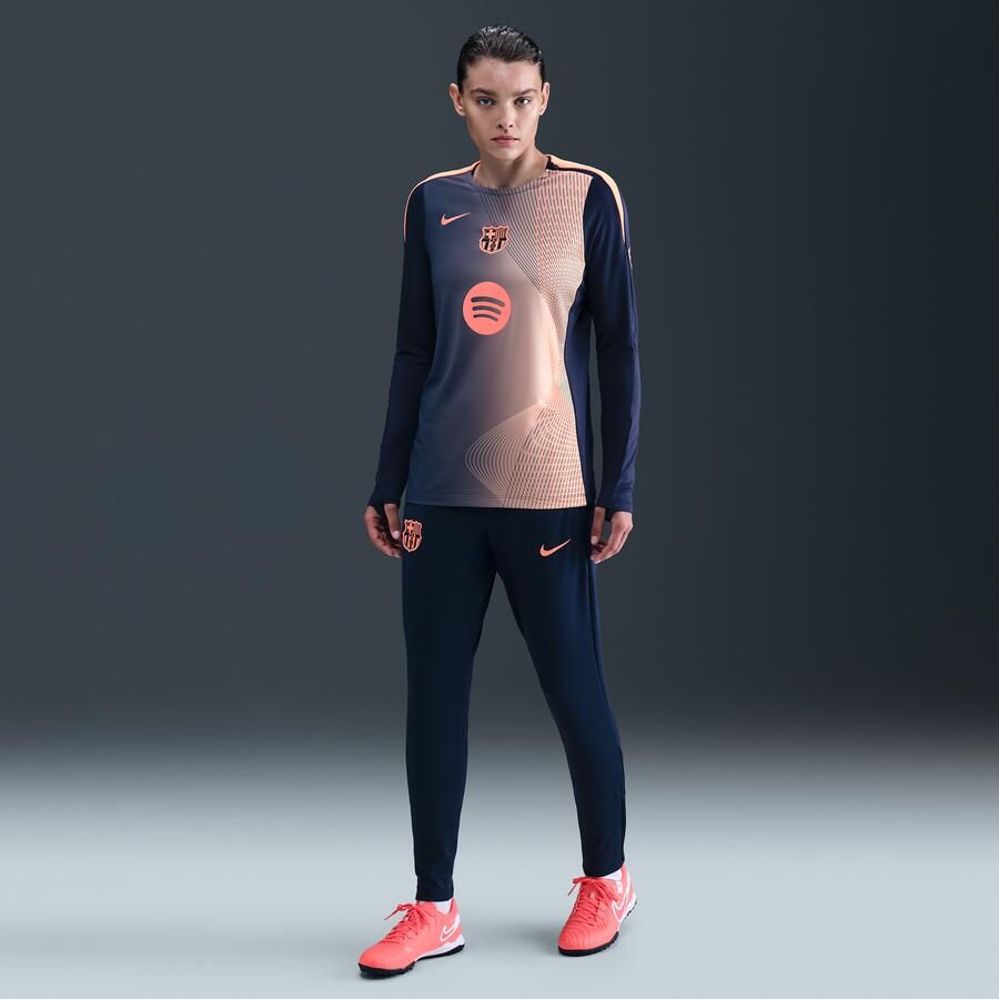 Nike FC Barcelona Strike Derde Total 90 knit voetbalbroek met Dri-FIT voor dames Blauw - Foto 4
