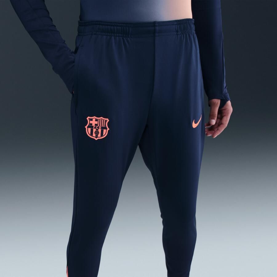 Nike FC Barcelona Strike Derde Total 90 knit voetbalbroek met Dri-FIT voor dames Blauw