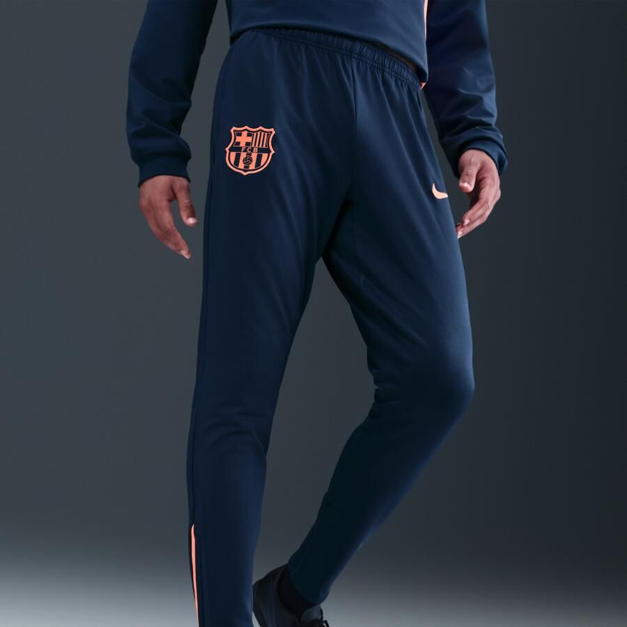 Nike FC Barcelona Strike Derde Total 90 Knit voetbalbroek met Dri-FIT voor heren Blauw