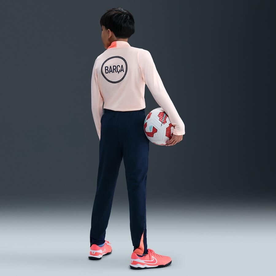 Nike FC Barcelona Strike Derde Total 90 knit voetbalbroek met Dri-FIT voor kids Blauw - Foto 3