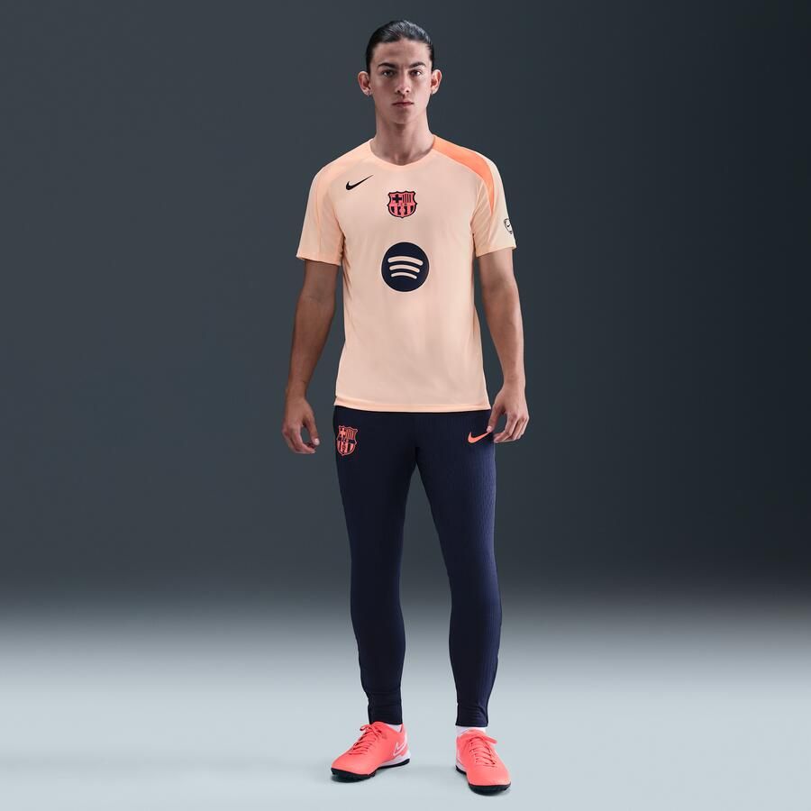 Nike FC Barcelona Strike Derde Total 90 knit voetbaltop met Dri-FIT voor heren Oranje - Foto 3