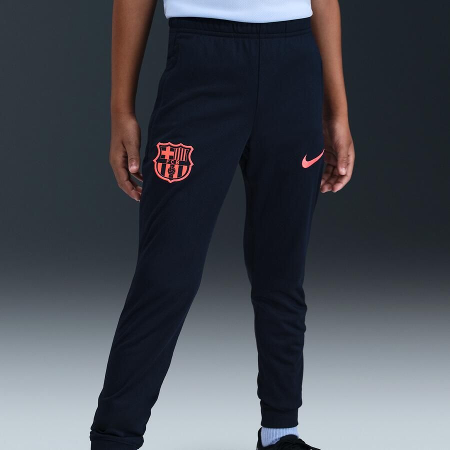 Nike FC Barcelona Strike Derde Total 90 knit voetbaltrainingspak met Dri-FIT voor kids Oranje - Foto 3