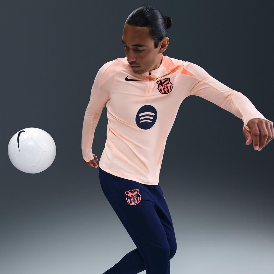 Nike FC Barcelona Strike Derde Total 90 knit voetbaltrainingstop met Dri-FIT voor heren Oranje - Foto 2