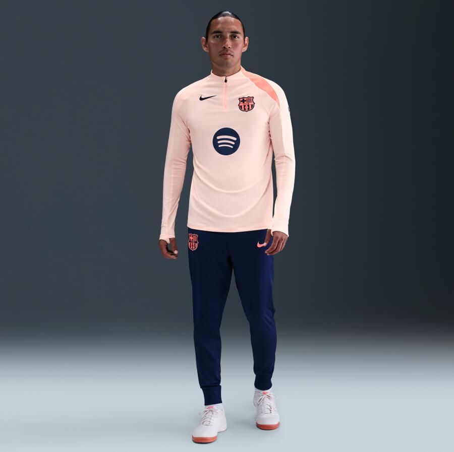Nike FC Barcelona Strike Derde Total 90 knit voetbaltrainingstop met Dri-FIT voor heren Oranje - Foto 3