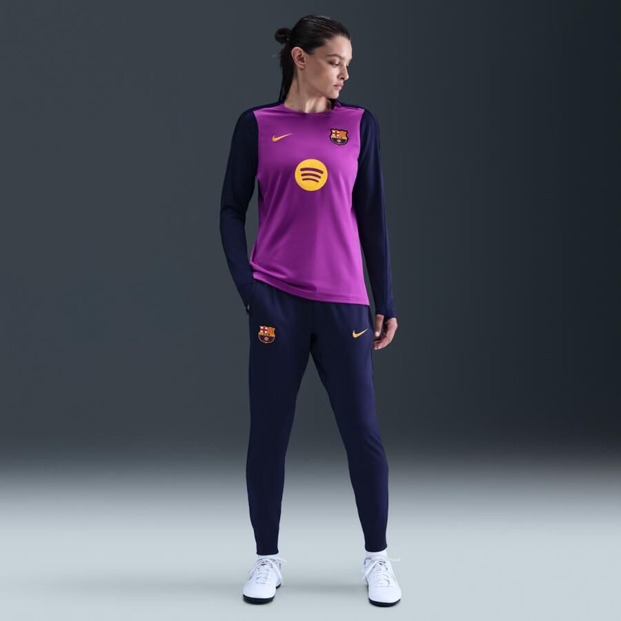 Nike FC Barcelona Strike Dri-FIT knit voetbalbroek voor dames Paars - Foto 3