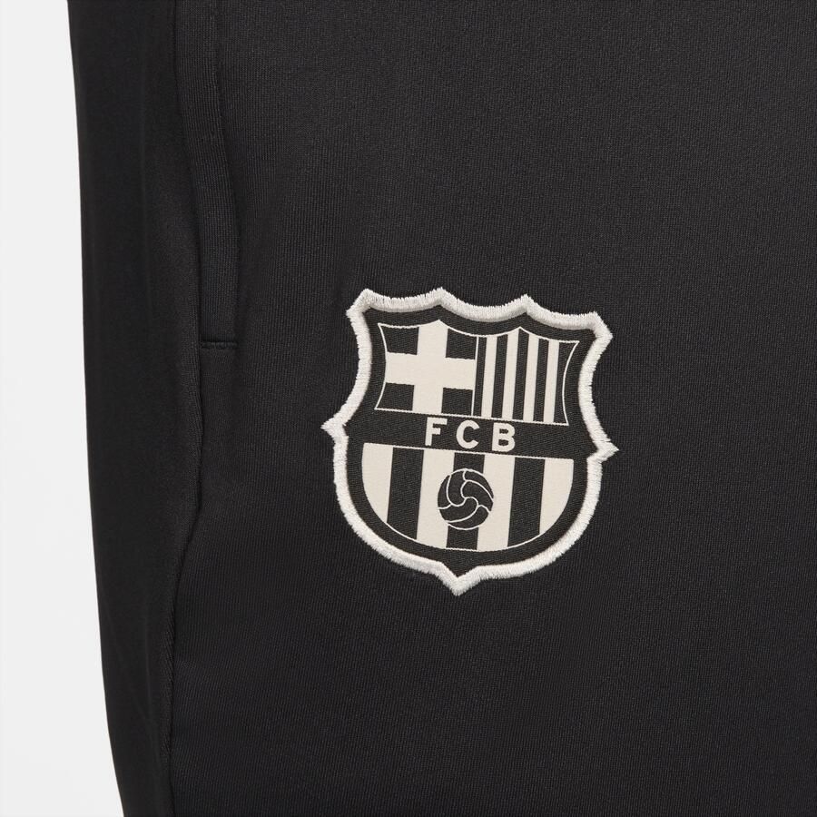 Nike FC Barcelona Strike Dri-FIT knit voetbalbroek voor heren Zwart - Foto 3