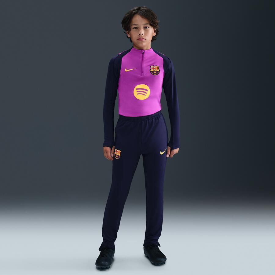 Nike FC Barcelona Strike Dri-FIT knit voetbalbroek voor kids Paars - Foto 4