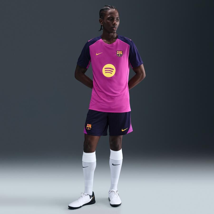 Nike FC Barcelona Strike Dri-FIT knit voetbalshorts voor heren Paars - Foto 4
