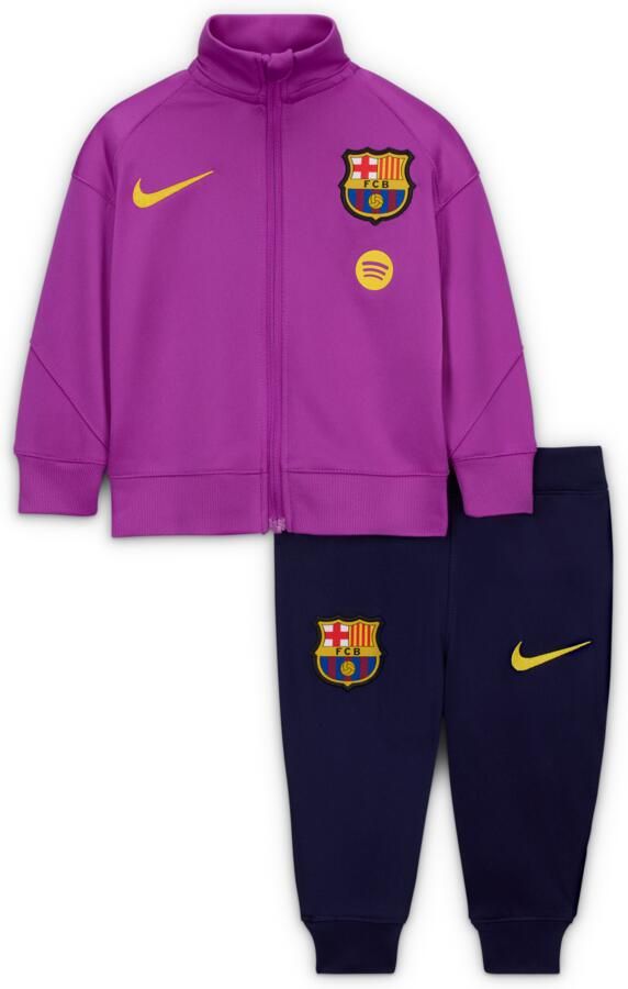 Nike FC Barcelona Strike Dri-FIT knit voetbaltrainingspak voor baby's peuters Paars - Foto 2