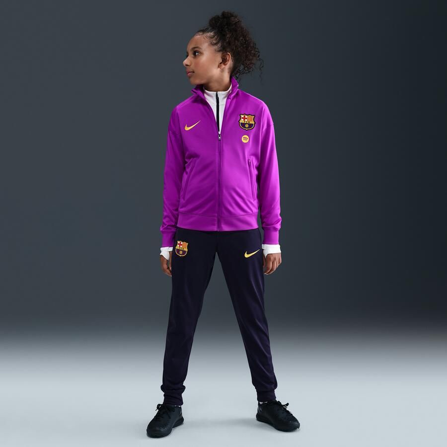 Nike FC Barcelona Strike Dri-FIT knit voetbaltrainingspak voor kids Paars - Foto 4