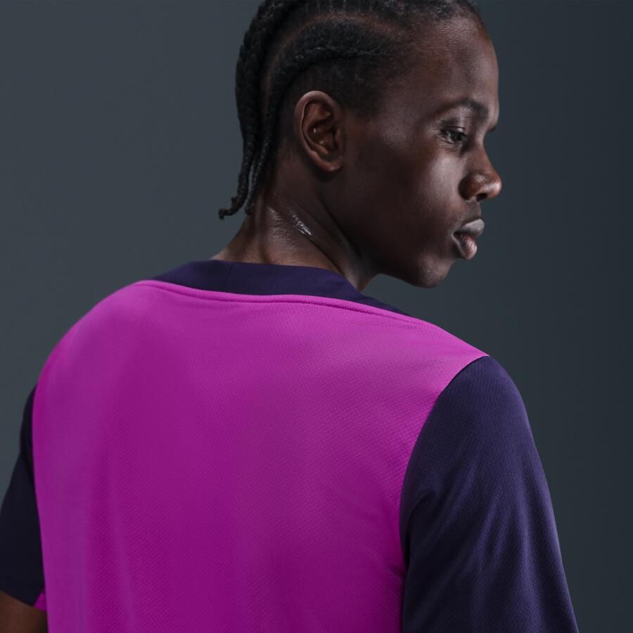 Nike FC Barcelona Strike Dri-FIT voetbaltop met korte mouwen voor heren Paars