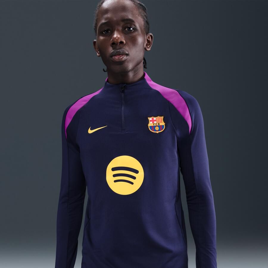 Nike FC Barcelona Strike Dri-FIT voetbaltrainingstop voor heren Paars - Foto 4