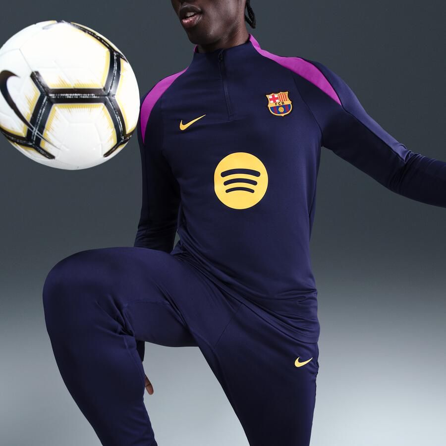 Nike FC Barcelona Strike Dri-FIT voetbaltrainingstop voor heren Paars - Foto 2