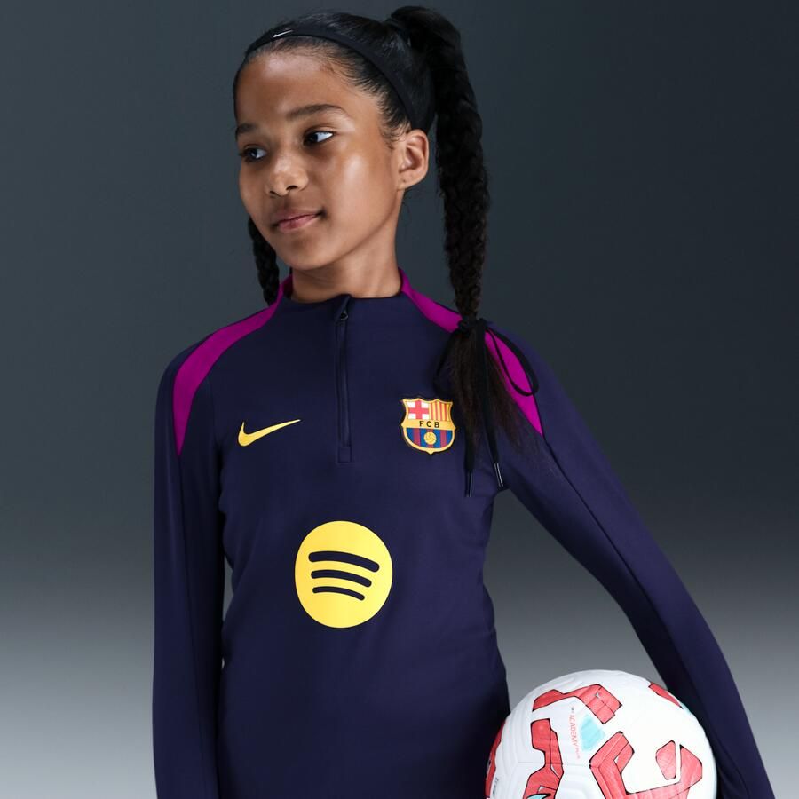 Nike FC Barcelona Strike Dri-FIT voetbaltrainingstop voor kids Paars - Foto 4