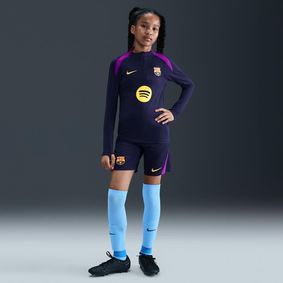 Nike FC Barcelona Strike Dri-FIT voetbaltrainingstop voor kids Paars - Foto 3