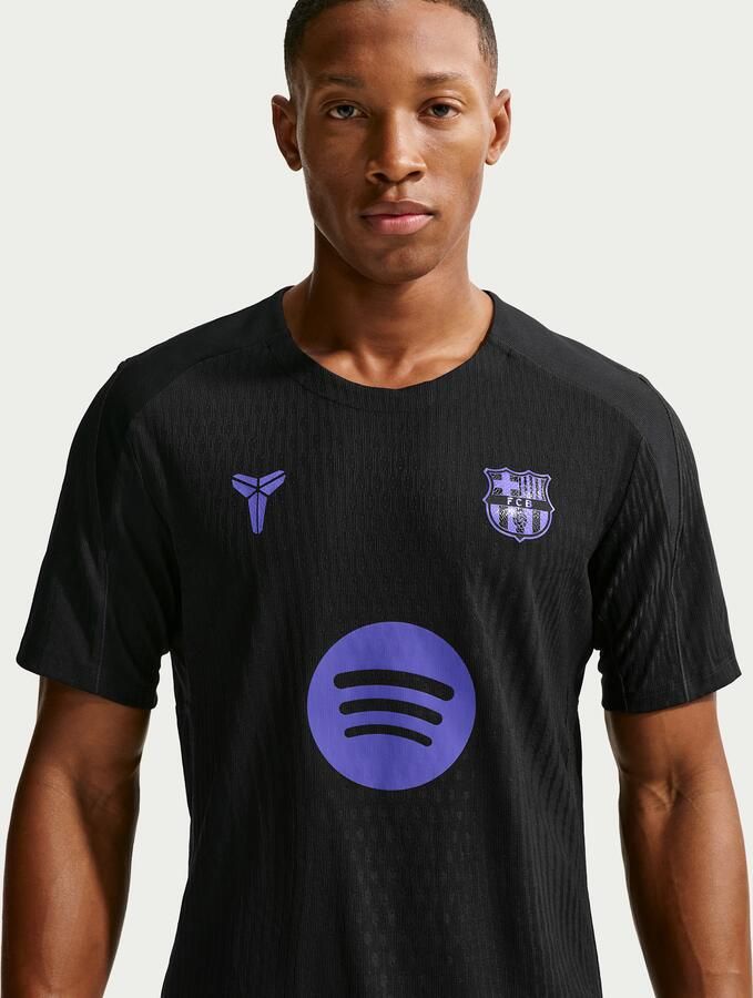 Nike FC Barcelona Strike Elite Uit Kobe Dri-FIT ADV knit voetbaltop met korte mouwen voor heren Zwart - Foto 4