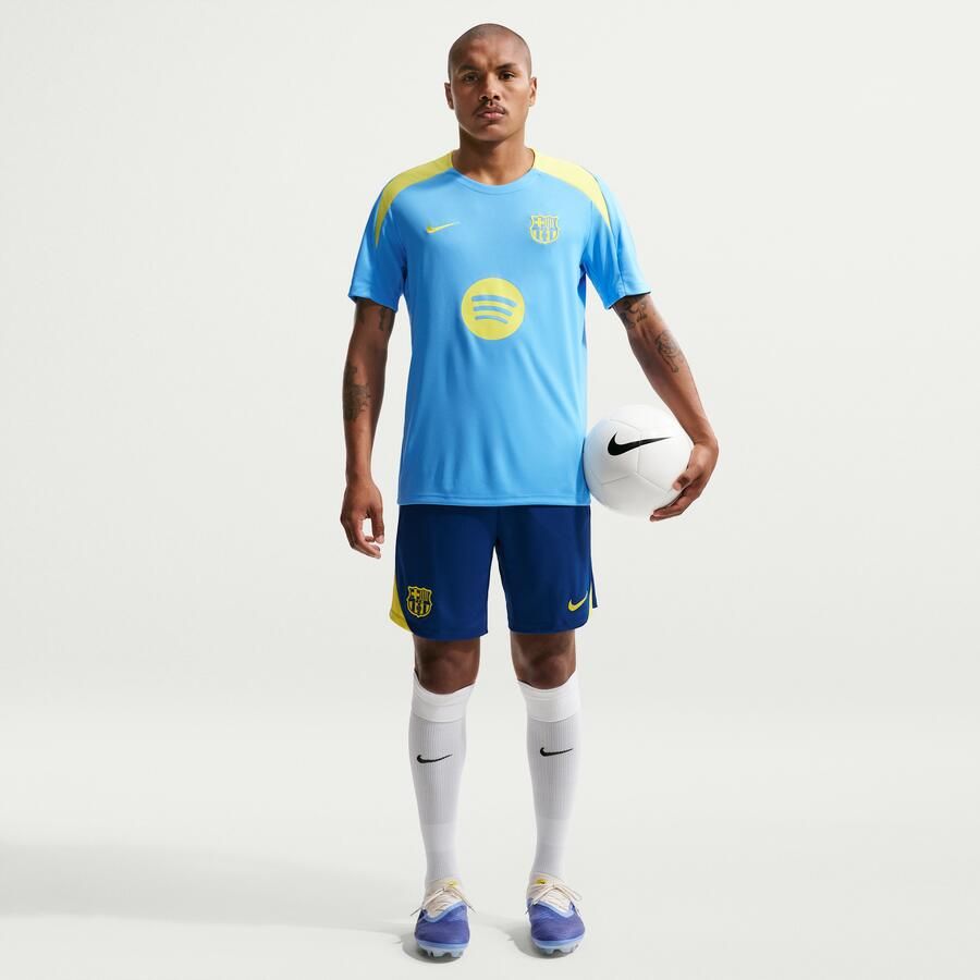 Nike FC Barcelona Strike Fourth Dri-FIT voetbalshirt met korte mouwen voor heren Blauw - Foto 2