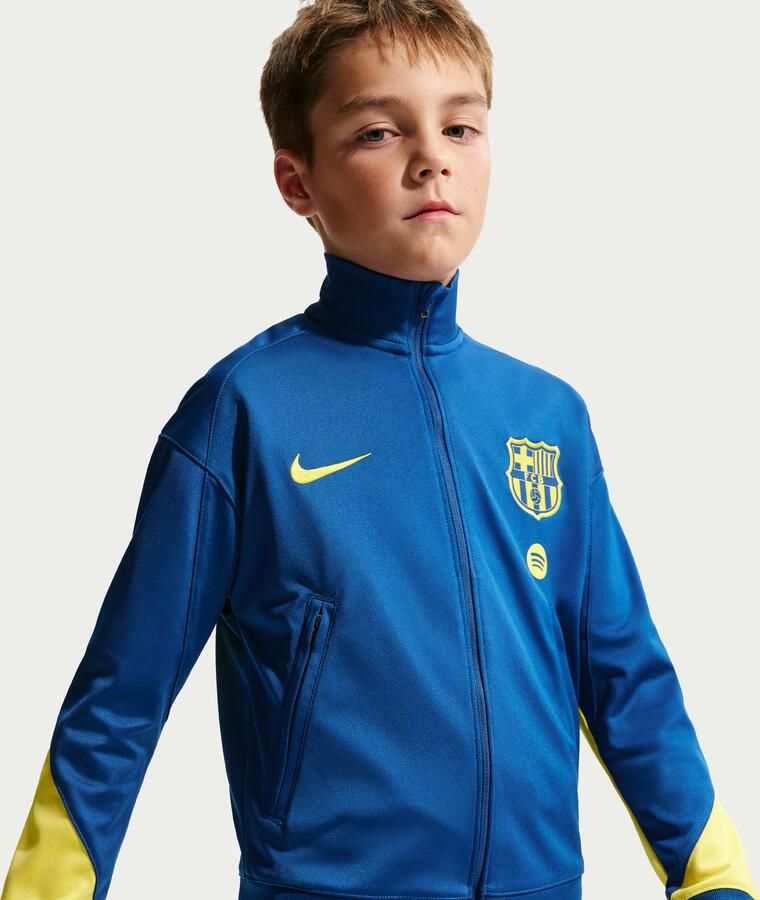 Nike FC Barcelona Strike Fourth voetbaltrainingspak met Dri-FIT voor kids Blauw - Foto 2
