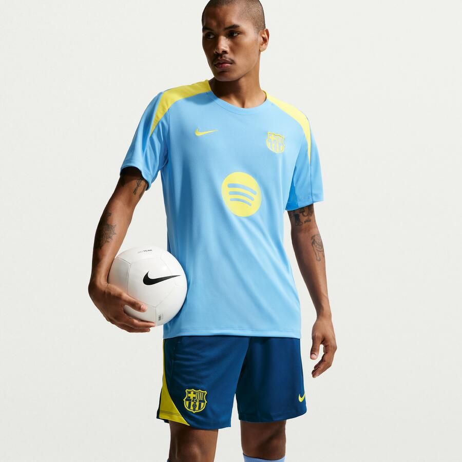 Nike FC Barcelona Strike SE Dri-FIT knit voetbalshorts voor heren Blauw - Foto 4