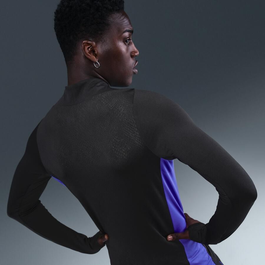 Nike FC Barcelona Strike Uit Kobe Dri-FIT voetbaltrainingstop voor warming-up voor heren Zwart