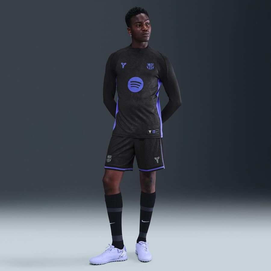 Nike FC Barcelona Strike Uit Kobe Dri-FIT voetbaltrainingstop voor warming-up voor heren Zwart - Foto 3