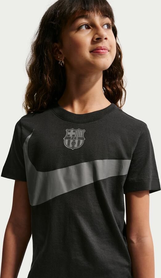 Nike FC Barcelona Swoosh voetbalshirt voor heren Zwart - Foto 4