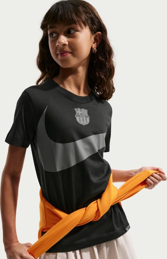 Nike FC Barcelona Swoosh voetbalshirt voor heren Zwart - Foto 3