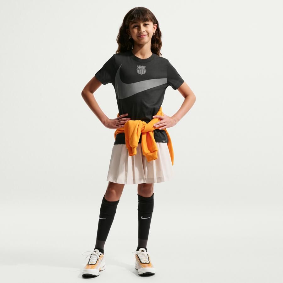 Nike FC Barcelona Swoosh voetbalshirt voor heren Zwart