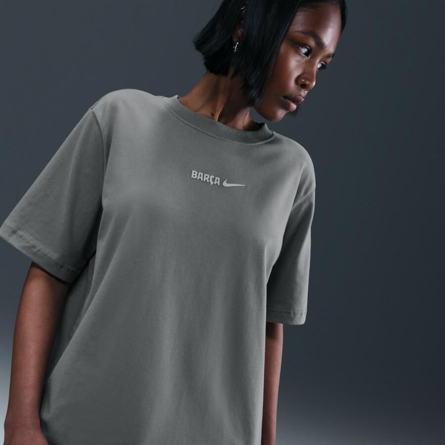 Nike FC Barcelona voetbalshirt voor dames Grijs - Foto 4