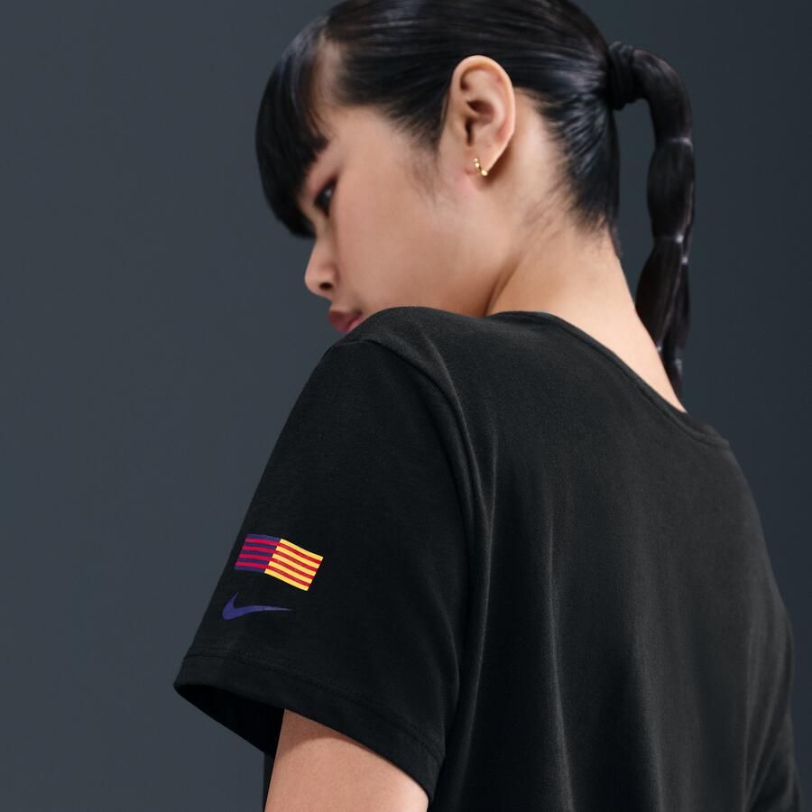 Nike FC Barcelona voetbalshirt voor dames Zwart