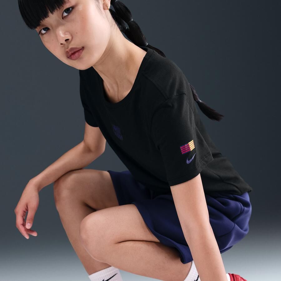 Nike FC Barcelona voetbalshirt voor dames Zwart - Foto 2