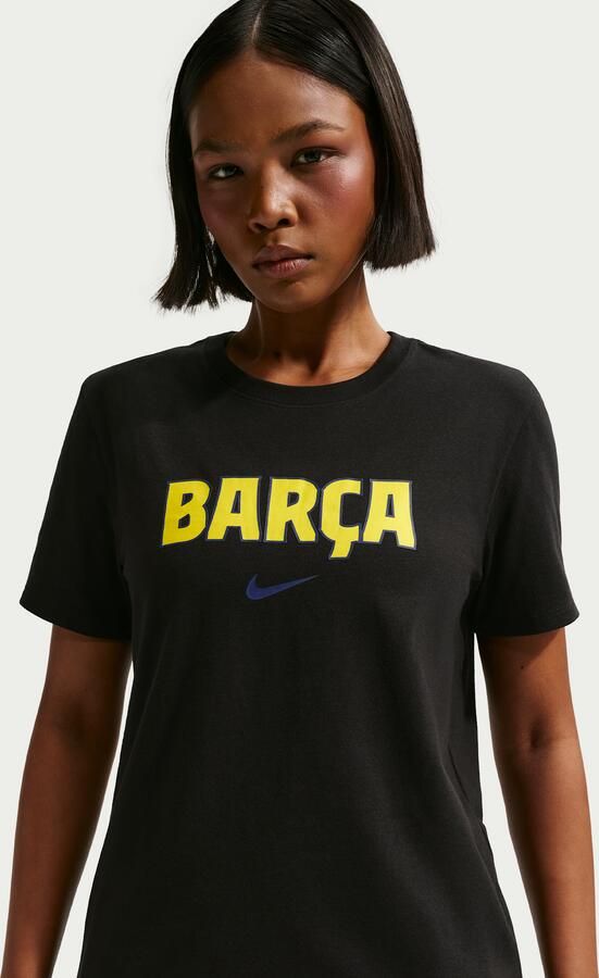Nike FC Barcelona voetbalshirt voor dames Zwart - Foto 4