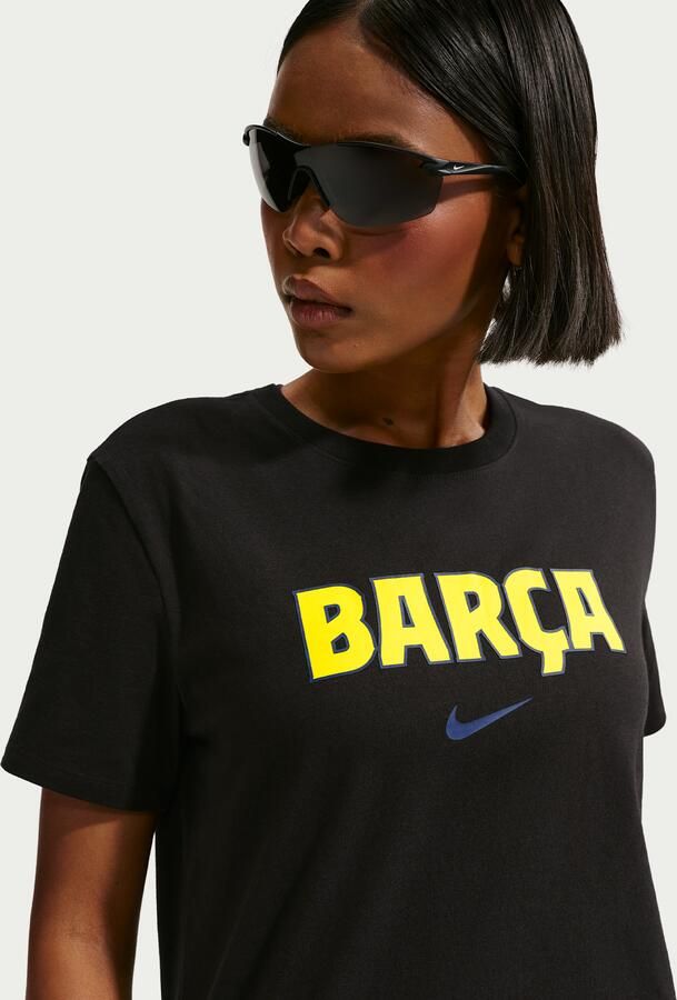 Nike FC Barcelona voetbalshirt voor dames Zwart - Foto 3