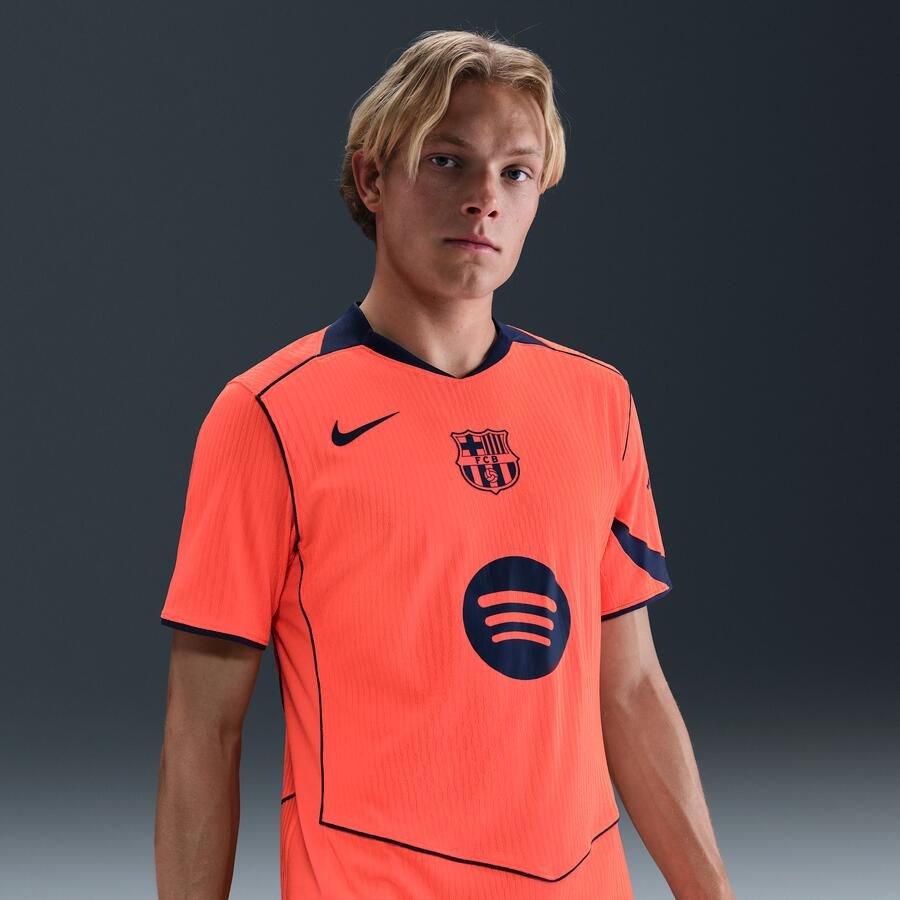 Nike FC Barcelona 2025 26 Match Derde Total 90 authentiek voetbalshirt met Dri-FIT ADV voor heren Oranje - Foto 4