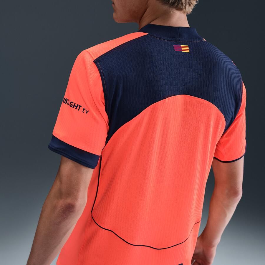 Nike FC Barcelona 2025 26 Match Derde Total 90 authentiek voetbalshirt met Dri-FIT ADV voor heren Oranje