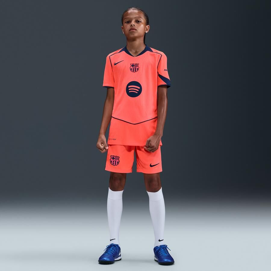 Nike FC Barcelona 2025 26 Match Derde Total 90 authentiek voetbalshirt met Dri-FIT ADV voor kids Oranje - Foto 3