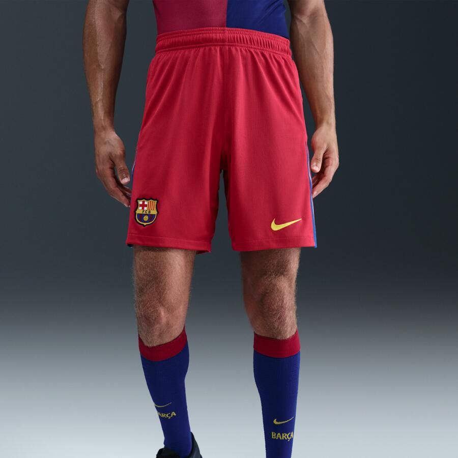 Nike FC Barcelona 2025 26 Stadium Fourth Dri-FIT replicavoetbalshort voor heren Rood