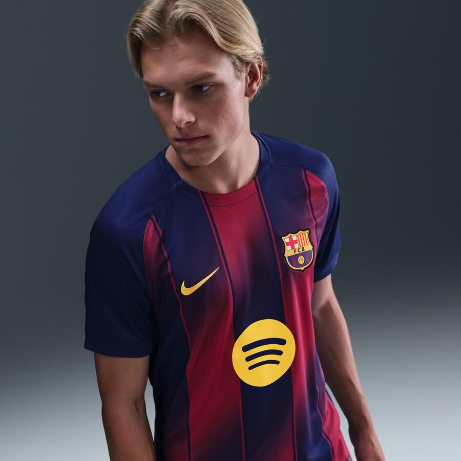 Nike FC Barcelona 2025 26 Stadium Thuis Dri-FIT replicavoetbalshirt voor heren Blauw - Foto 4
