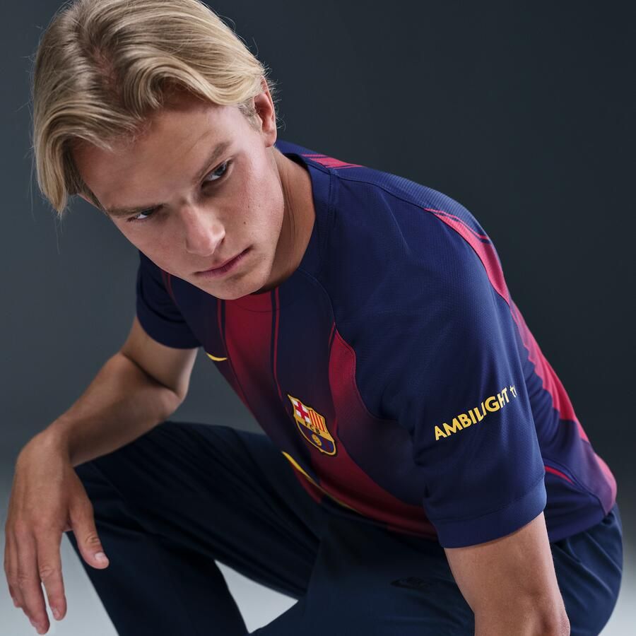 Nike FC Barcelona 2025 26 Stadium Thuis Dri-FIT replicavoetbalshirt voor heren Blauw - Foto 2