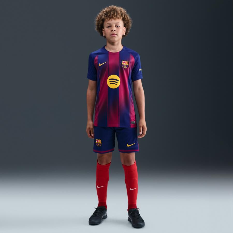 Nike FC Barcelona 2025 26 Stadium Thuis Dri-FIT replicavoetbalshirt voor kids Blauw - Foto 3