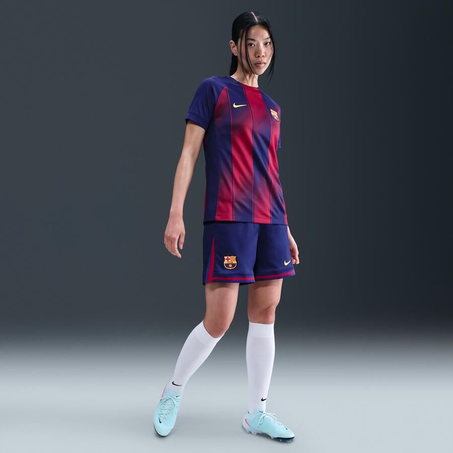 Nike FC Barcelona 2025 26 Stadium Thuis Dri-FIT replicavoetbalshorts voor dames Blauw - Foto 4