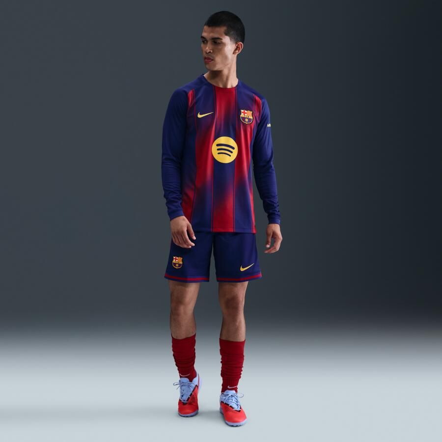 Nike FC Barcelona 2025 26 Stadium Thuis Dri-FIT replicavoetbalshorts voor heren Blauw - Foto 4