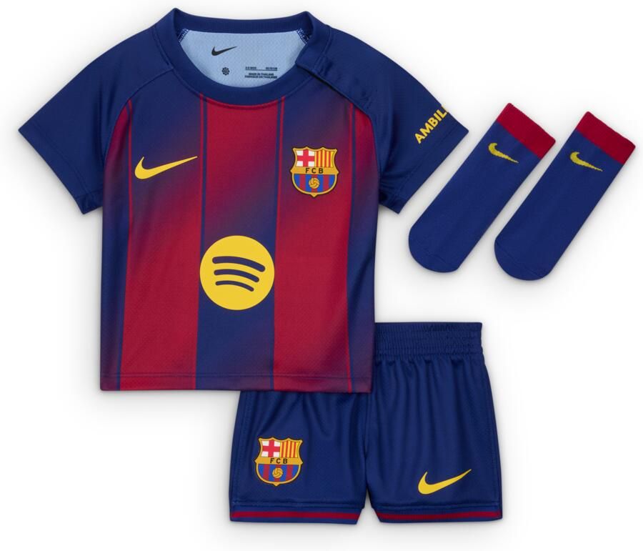 Nike FC Barcelona 2025 26 Stadium Thuis driedelig replicavoetbaltenue voor baby's peuters Blauw - Foto 3