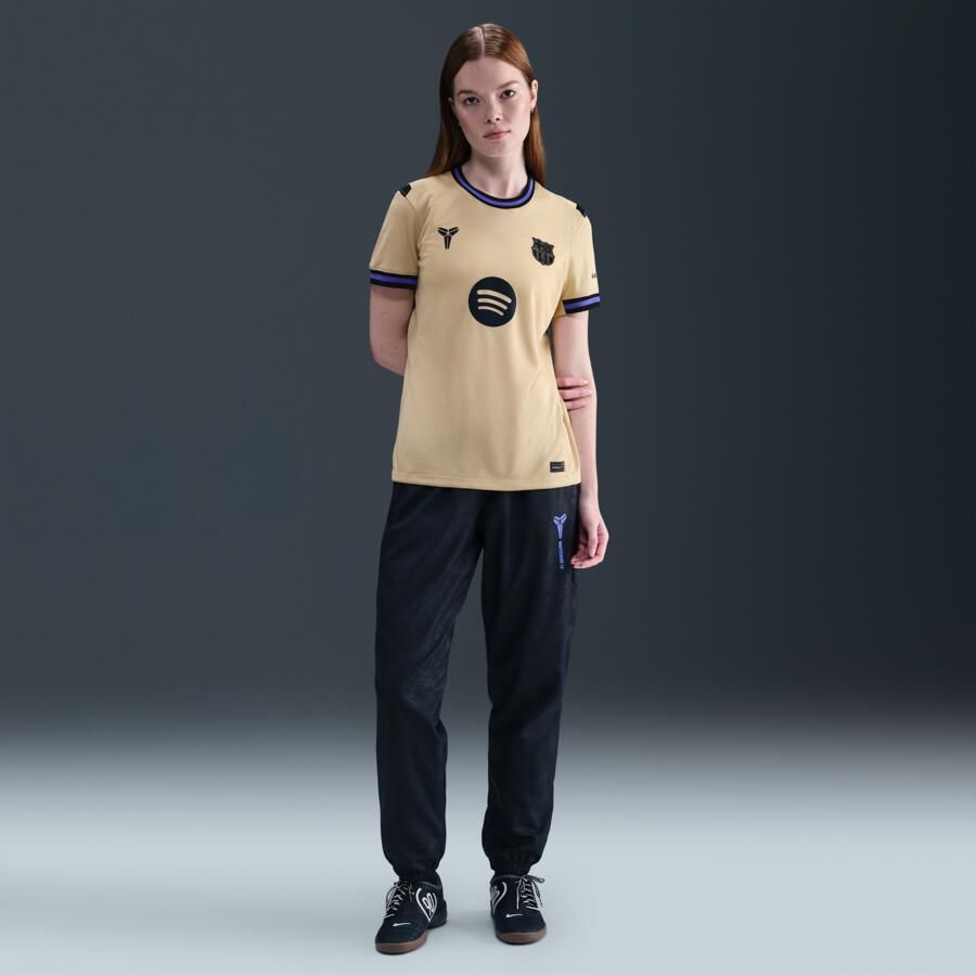 Nike FC Barcelona 2025 26 Stadium Uit Kobe replicavoetbalshirt met Dri-FIT voor dames Bruin - Foto 3