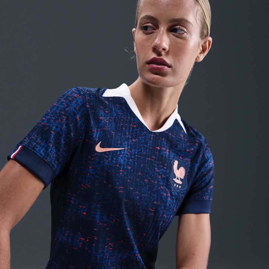 Nike FFF 2025 Match Thuis (vrouwenelftal) Dri-FIT ADV authentiek voetbalshirt voor dames Blauw - Foto 2