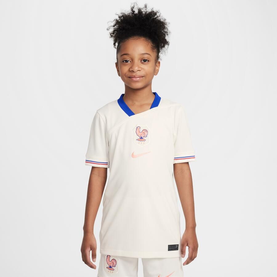 Nike FFF 2025 Stadium Uit (vrouwenelftal) Dri-FIT replicavoetbalshirt voor kids Bruin - Foto 4
