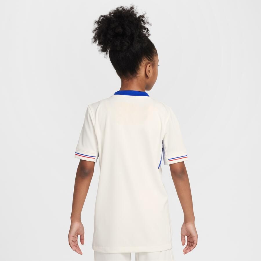 Nike FFF 2025 Stadium Uit (vrouwenelftal) Dri-FIT replicavoetbalshirt voor kids Bruin