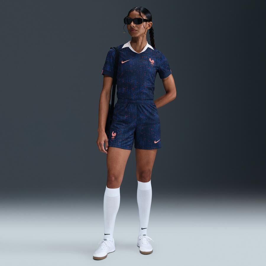 Nike FFF 2025 26 Stadium Thuis Dri-FIT replicavoetbalshorts voor dames Blauw - Foto 4
