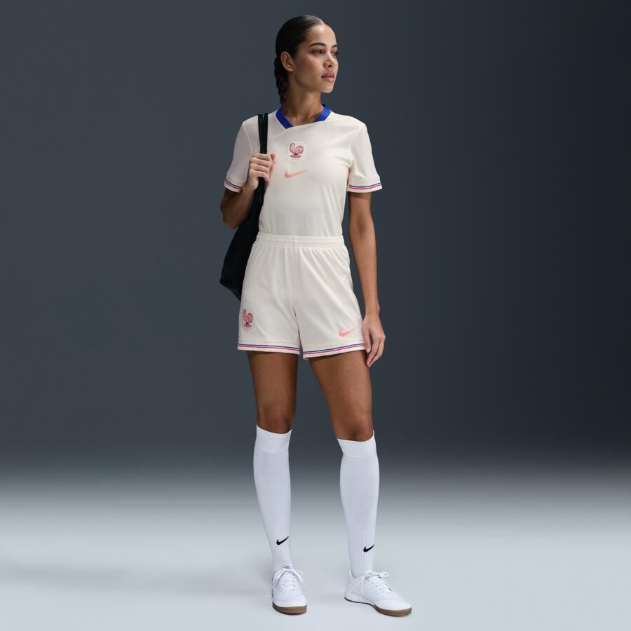 Nike FFF 2025 26 Stadium Uit Dri-FIT replicavoetbalshorts voor dames Bruin - Foto 4